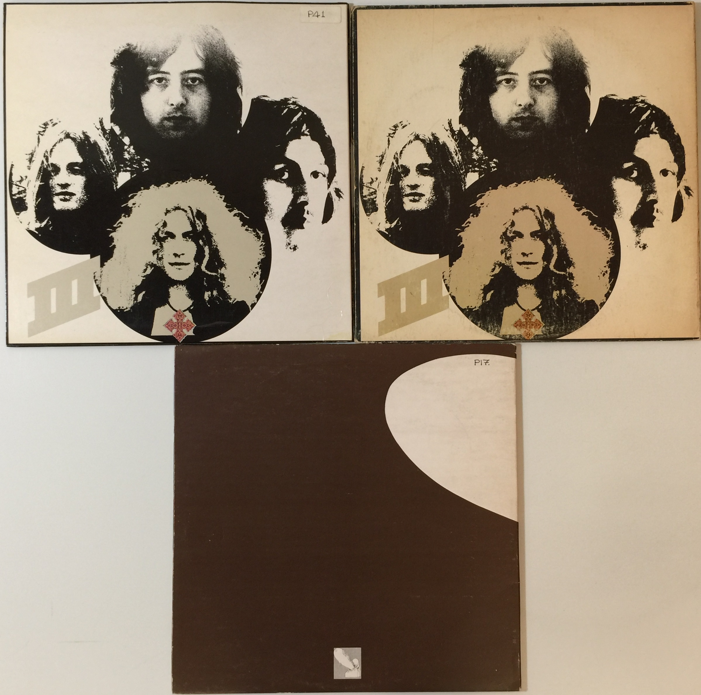 Lot 169 - LED ZEPPELIN - PLUM ATLANTIC UK LPs