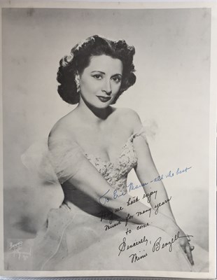 Lot 113 - SIGNED PHOTOS AND LETTERS - STARS OF THE 1950S.
