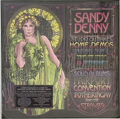 Lot 674 - SANDY DENNY - STUDIO OUTTAKES/ HOME DEMOS/ UNHEARD SONGS/ COMPLETE STUDIO RECORDINGS CD BOX SET (NEW & SEALED - 532 869-5)