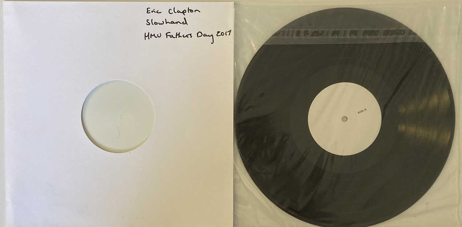 Lot 80 - ERIC CLAPTON - SLOWHAND (HMV FATHER'S DAY 2017 WHITE LABEL TEST PRESSING).