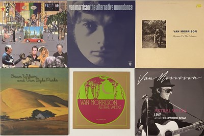 Lot 692 - VAN MORRISON/ BRIAN WILSON - MODERN/ REISSUE LP PACK