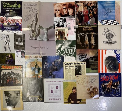 Lot 269 - SIGNED LP/MEMORABILIA COLLECTION.