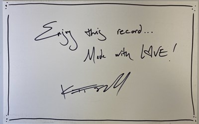 Lot 81 - KT TUNSTALL - ACOUSTIC EXTRAVAGANZA WHITE LABEL TEST PRESSING WITH SIGNED CARD.
