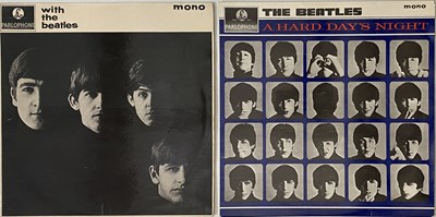 Lot 696 - THE BEATLES - A HARD DAY'S NIGHT/ WITH THE BEATLES (MONO LP PACK)
