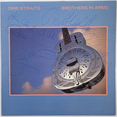 Lot 492 - DIRE STRAITS - FULLY SIGNED COPY OF 'BROTHERS IN ARMS'.