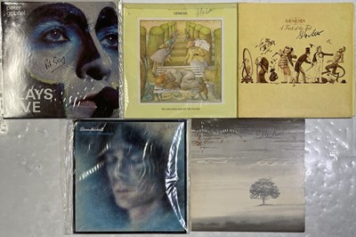 Lot 275 - GENESIS - PETER GABRIEL / STEVE HACKETT SIGNED LPS.