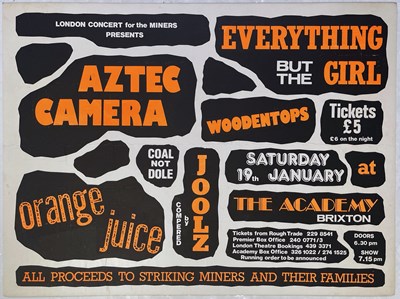 Lot 211 - ORANGE JUICE - ORIGINAL 'FINAL CONCERT' POSTER.