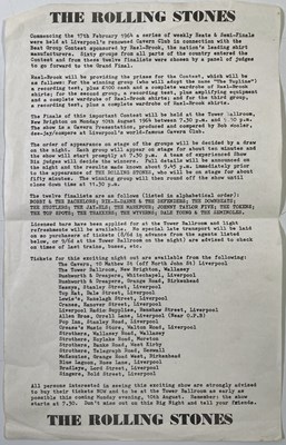 Lot 370 - THE ROLLING STONES - ORIGINAL 1964 TOWER BALLROOM HANDBILL.