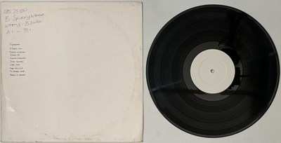 Lot 713 - BRUCE SPRINGSTEEN - NEBRASKA LP (UK WHITE LABEL TEST PRESSING - CBS 25100)