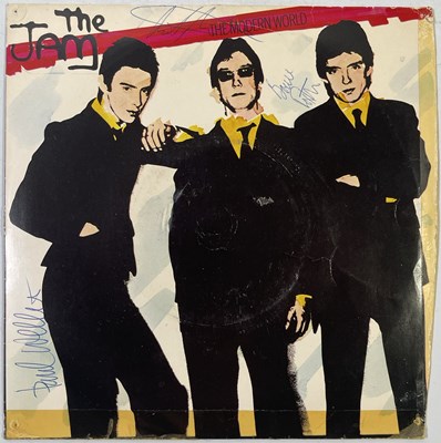 Lot 428 - THE JAM - SIGNED COPY OF 'THE MODERN WORLD'.