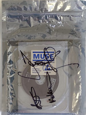 Lot 302 - MUSE SIGNED PROMOTIONAL CD.