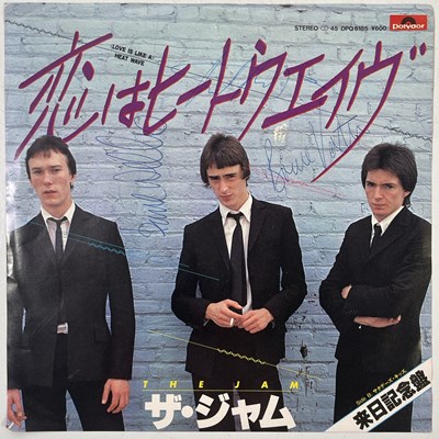 Lot 430 - THE JAM - SIGNED JAPANESE COPY OF '..HEATWAVE'.