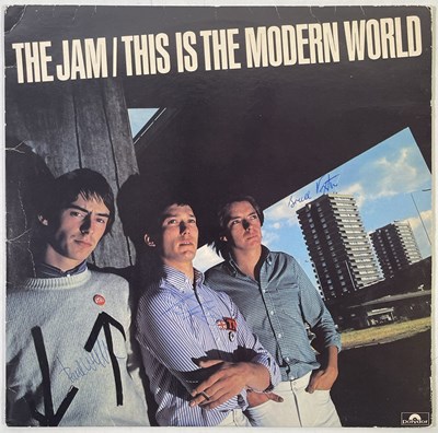 Lot 431 - THE JAM - SIGNED COPY OF '..MODERN WORLD'.