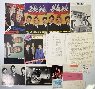 Lot 572 - THE JAM - ORIGINAL FAN CLUB MEMORABILIA.