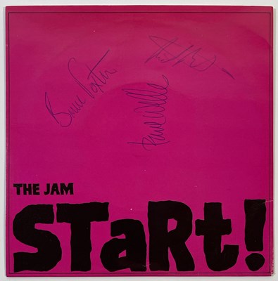 Lot 574 - THE JAM - SIGNED COPY OF START!