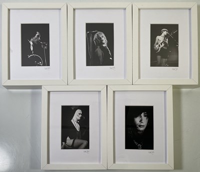 Lot 486 - THE DAMNED - 1982 PHOTOGRAPHER SIGNED PRINTS.