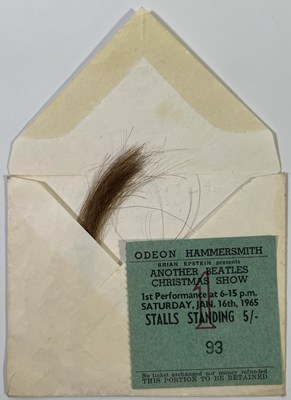 Lot 700 - THE BEATLES - ORIGINAL TICKET STUB FOR 1965 CHRISTMAS SHOW.