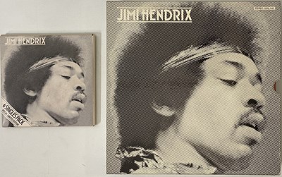 Lot 742 - JIMI HENDRIX - JIMI HENDRIX (12 x LP BOX SET - POLYDOR 2625 040) PLUS 6 SINGLES PACK