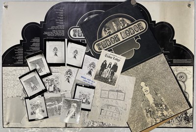 Lot 740 - VERTIGO - ORIGINAL ARTWORK AND PROOFS USED FOR 'TUDOR LODGE' (1971).