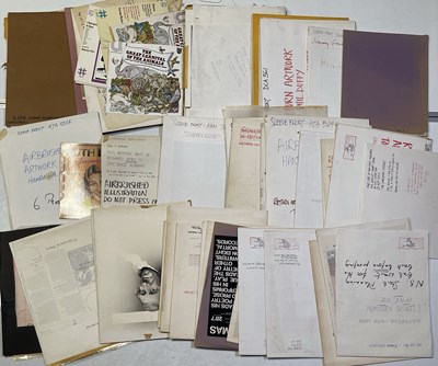 Lot 61 - ORIGINAL LP ARTWORK - DESIGNS / HAND DRAWN SKETCHES AND MORE.