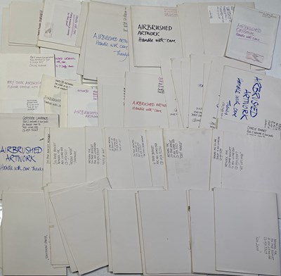 Lot 63 - ORIGINAL LP ARTWORK - DESIGNS / HAND DRAWN SKETCHES AND MORE.