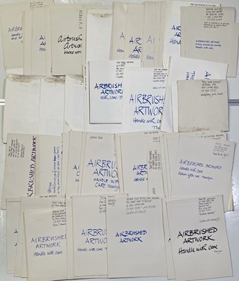 Lot 64 - ORIGINAL LP ARTWORK - DESIGNS / HAND DRAWN SKETCHES AND MORE.