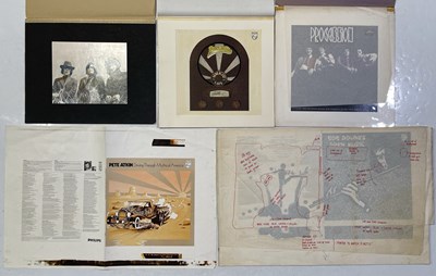 Lot 74 - 1970S CLASSIC ALBUMS - ORIGINAL LP SLEEVE DESIGN MATERIALS INC FOR CLASSIC TITLES - BOB DOWNES OPEN MUSIC.