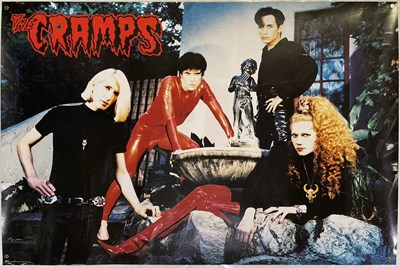Lot 213 - THE CRAMPS - DOUBLE SIDED POSTER.
