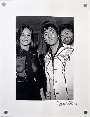 Lot 422 - THE WHO - KEITH MOON / MICKY DOLENEZ - LIMITED EDITION JAMES FORTUNE SIGNED PRINT.
