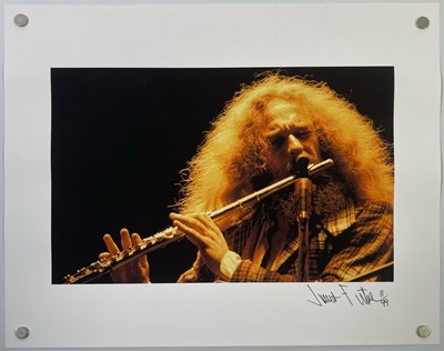 Lot 427 - JETHRO TULL - IAN ANDERSON - LIMITED EDITION JAMES FORTUNE SIGNED PRINT.