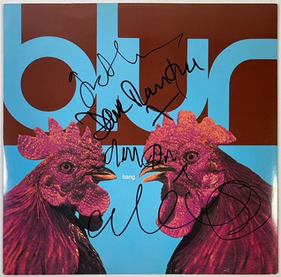 Lot 284 - BLUR - FULLY SIGNED COPY OF 'BANG' 12".