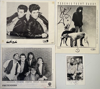 Lot 285 - 1980S STARS INC WHAM - SIGNED PHOTO COLLECTION.