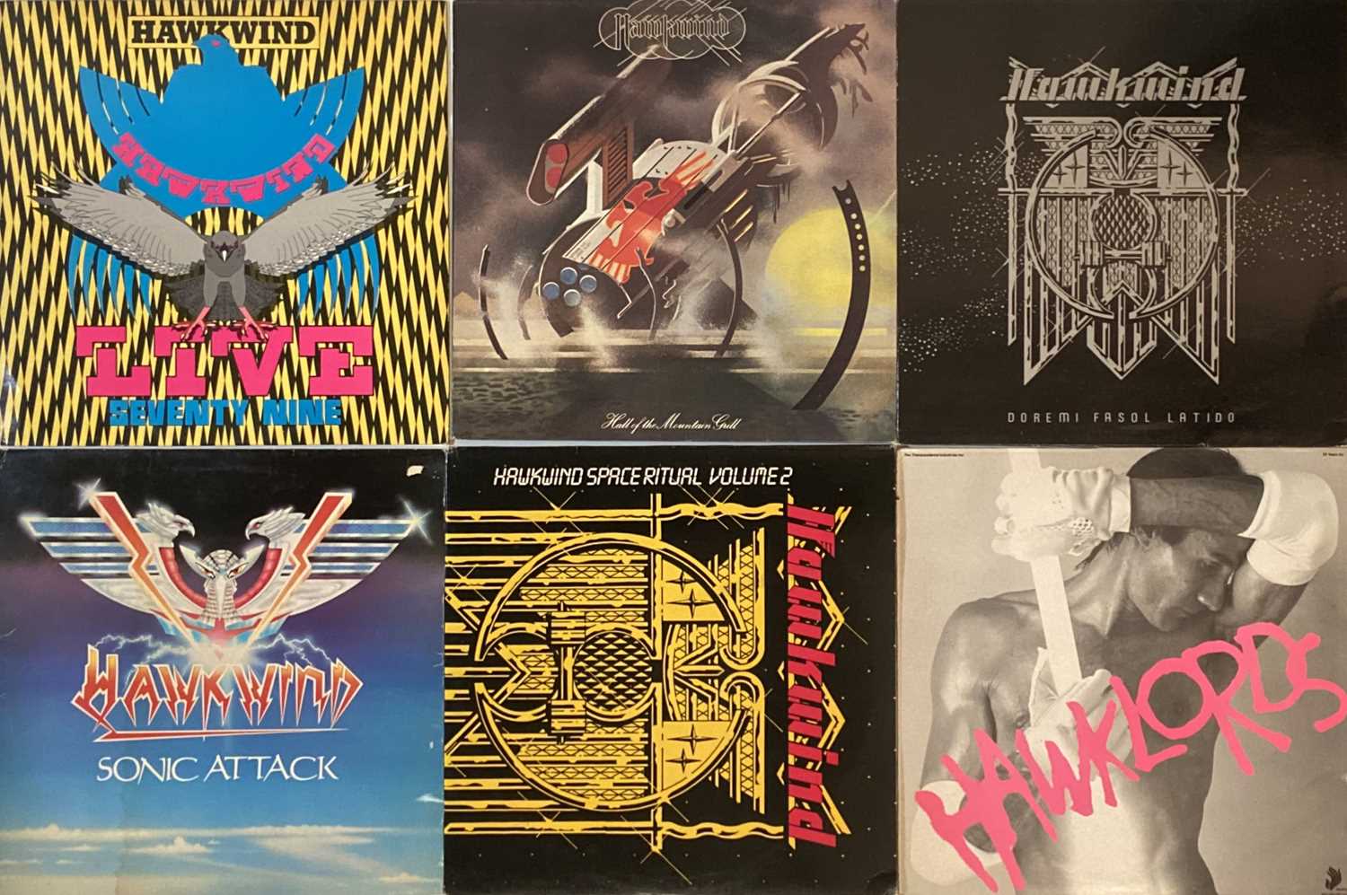 Lot 198 - HAWKWIND - LP COLLECTION
