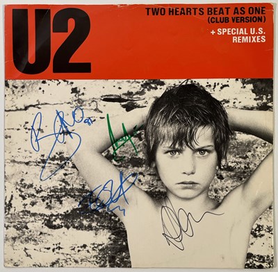Lot 498 - U2 - FULLY SIGNED COPY OF 'TWO HEARTS'