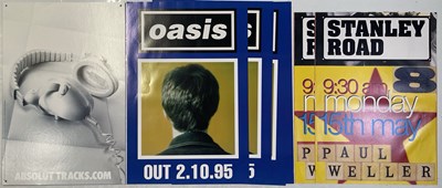 Lot 458 - OASIS - EIGHT COPIES OF AN ORIGINAL (WHAT'S THE STORY) PROMO POSTER.