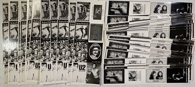 Lot 80 - LARGE QUANTITY OF UNCUT POSTCARDS - JOY DIVISION / SEX PISTOLS / BAUHAUS / DOORS AND MORE.