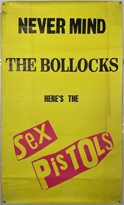 Lot 80 - THE SEX PISTOLS - ORIGINAL 1977 'NEVER MIND THE BOLLOCKS' BILLBOARD POSTER.