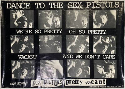 Lot 82 - SEX PISTOLS - ORIGINAL PRETTY VACANT 1977 POSTER.
