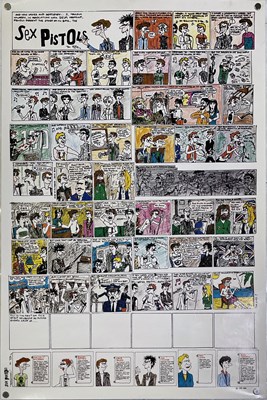 Lot 86 - THE SEX PISTOLS - RARE MARK JAY DESIGNED 'PERSONNEL' CARTOON POSTER.
