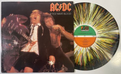Lot 8 - AC/DC - IF YOU WANT BLOOD YOU'VE GOT IT LP (DUTCH SPLATTER VINYL - ATLANTIC ATL 50.532)