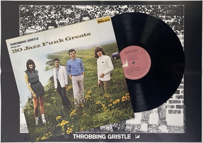 Lot 9 - THROBBING GRISTLE - 20 JAZZ FUNK GREATS LP (ORIGINAL UK COPY WITH POSTER - IR0008)