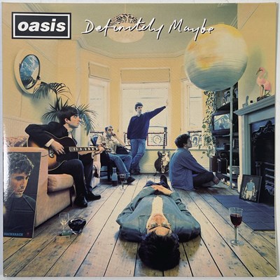 Lot 12 - OASIS - DEFINITELY MAYBE LP (ORIGINAL UK DAMONT COPY - CRELP 169 - EX+/EX+)