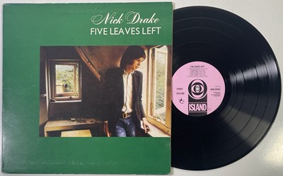 Lot 15 - NICK DRAKE - FIVE LEAVES LEFT LP (ORIGINAL UK PRESSING - ISLAND ILPS 9105 - MISPRINT SLEEVE).