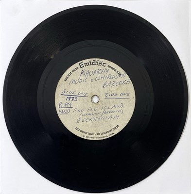 Lot 25 - MARC BOLAN - FLU FLU ISLAND C/W HAD AND ALL 7" - UNRELEASED RECORDINGS (EMIDISC ACETATE)