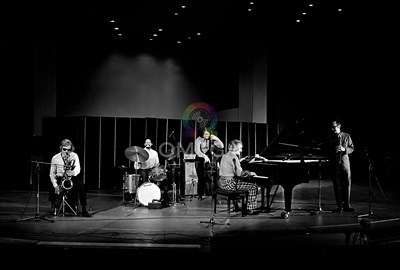 Lot 442 - JAZZ - DAVE BRUBECK / MAX ROACH - VINTAGE CONCERT IMAGES WITH COPYRIGHT AND PRINTS.