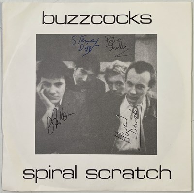 Lot 490 - BUZZCOCKS - FULLY SIGNED COPY OF SPIRAL SCRATCH.
