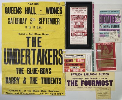 Lot 143 - 1960S CONCERT MEMORABILIA - POSTERS, HANDBILLS AND MORE.