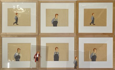 Lot 658 - THE SEX PISTOLS - ORIGINAL GROUP OF EIGHT ANIMATION CELS FROM 'GREAT ROCK N ROLL SWINDLE'.
