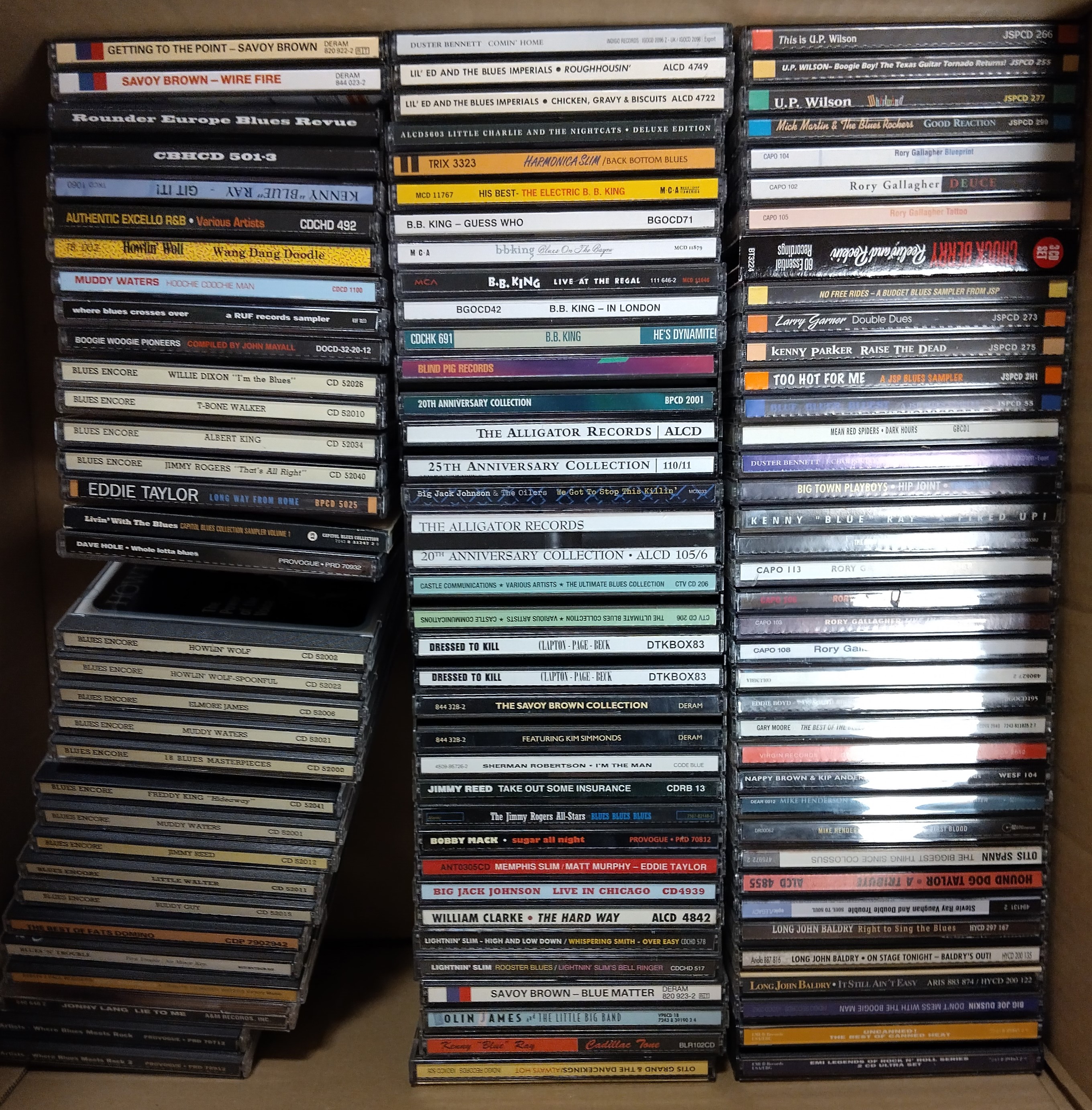 Blue Cds Lot 57 - BLUES AND BLUES ROCK CD COLLECTION