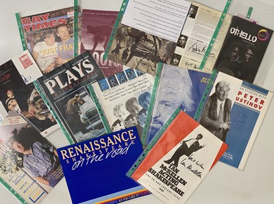 Lot 196 - THEATRE/FILM STAR SIGNED ITEMS INC IAN MCKELLEN.